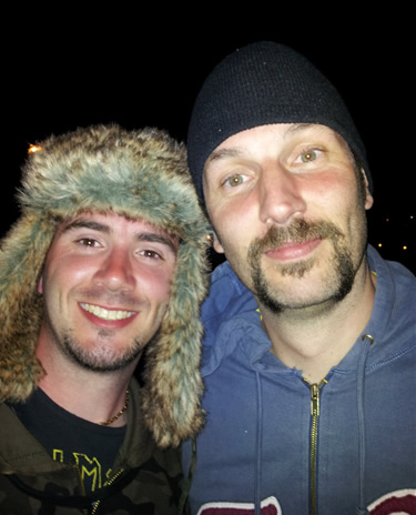 Me with The Edge from U2